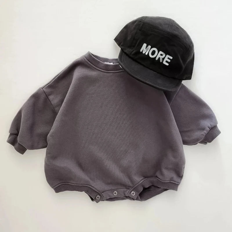 Babyromper in sweaterstijl - afbeelding 7