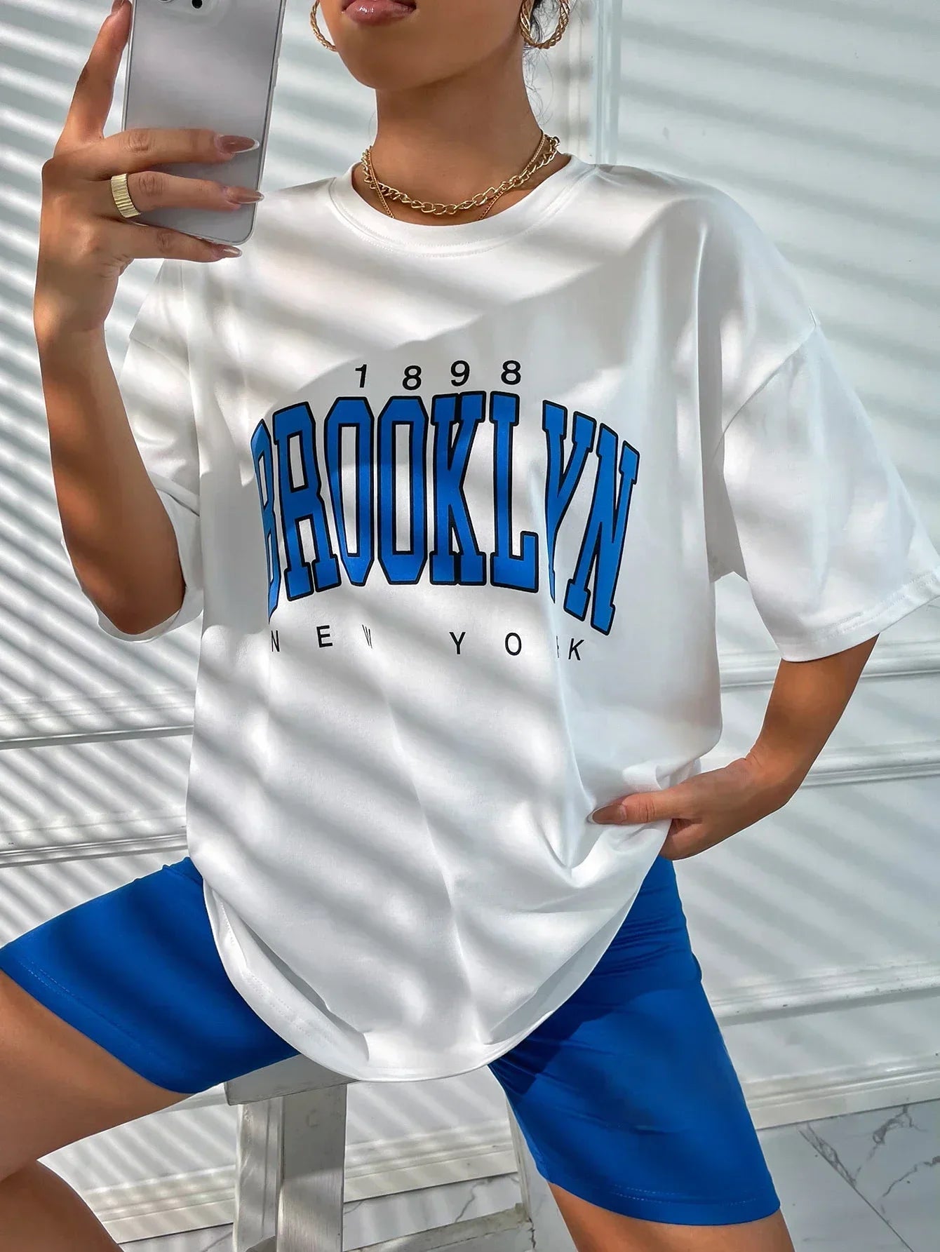Vintage Brooklyn New York dames T-shirt