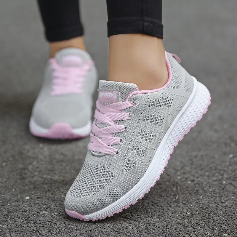 Lichtgewicht mesh damessneakers - afbeelding 3