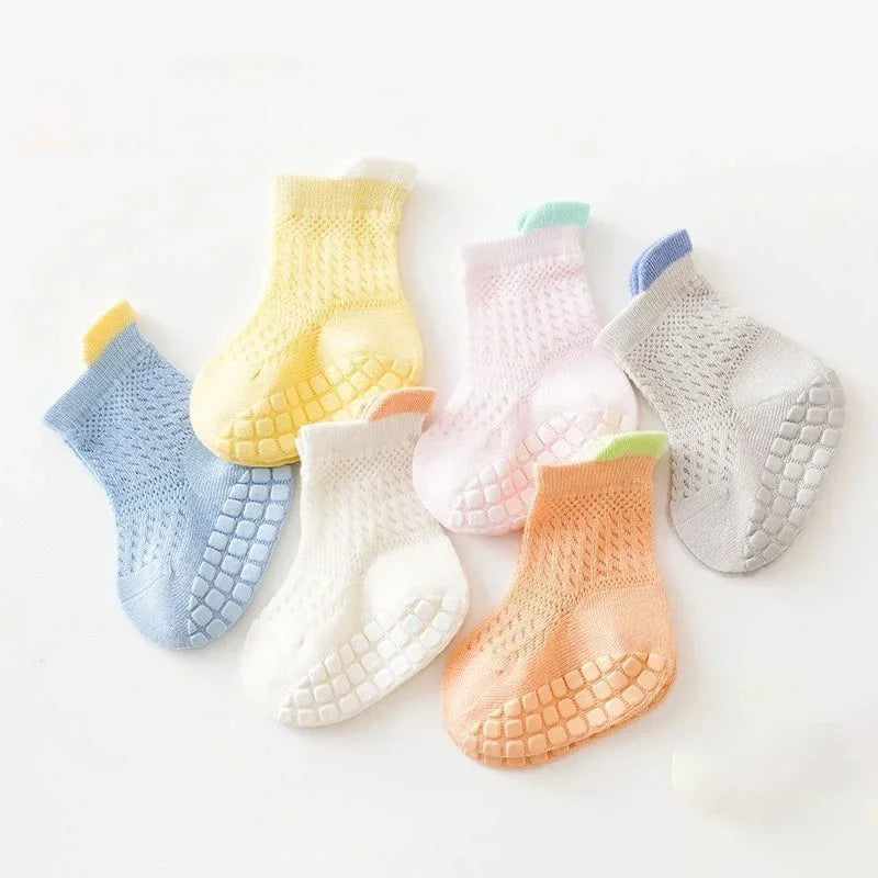 Ademende babysokken (set van 3)