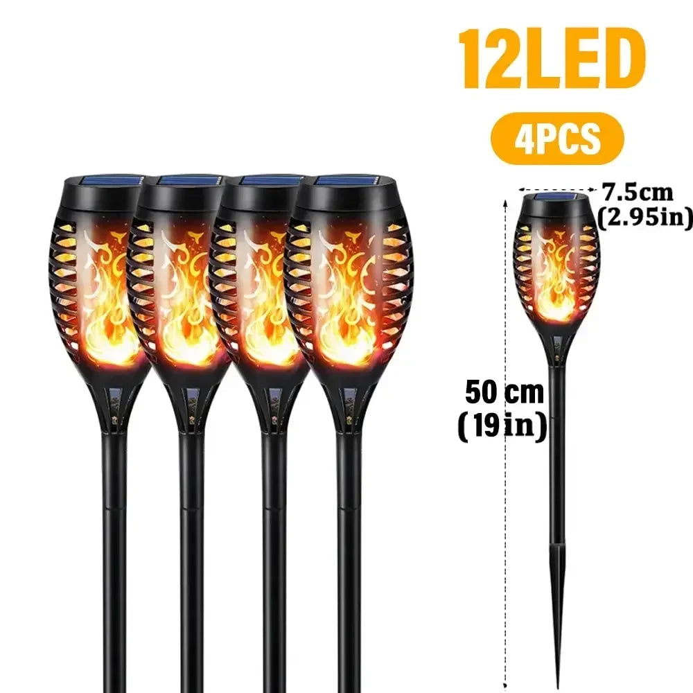 Solar fakkellampen voor de tuin