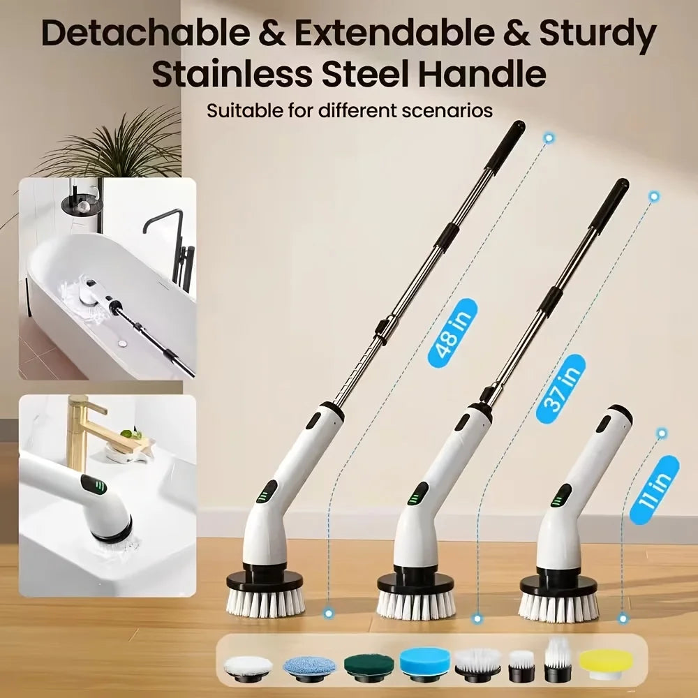9-in-1 elektrische schoonmaakborstel
