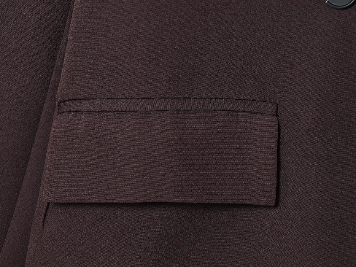 Oversized blazer met dubbele rij knopen - afbeelding 8