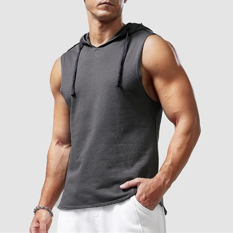 Mouwloze hoodie-tanktop - afbeelding 11