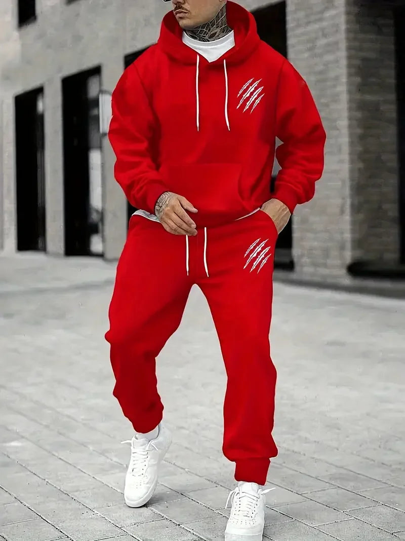 Capuchontrui met joggingbroek