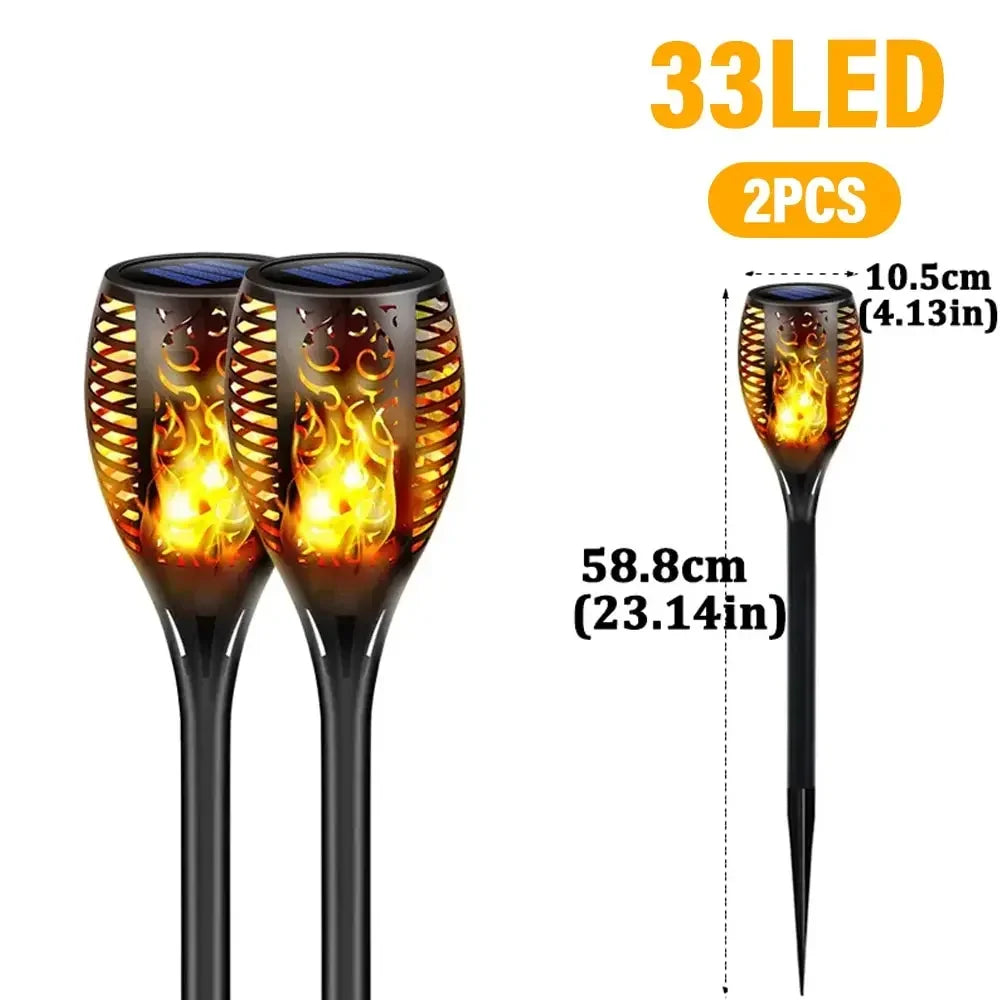 Solar fakkellampen voor de tuin