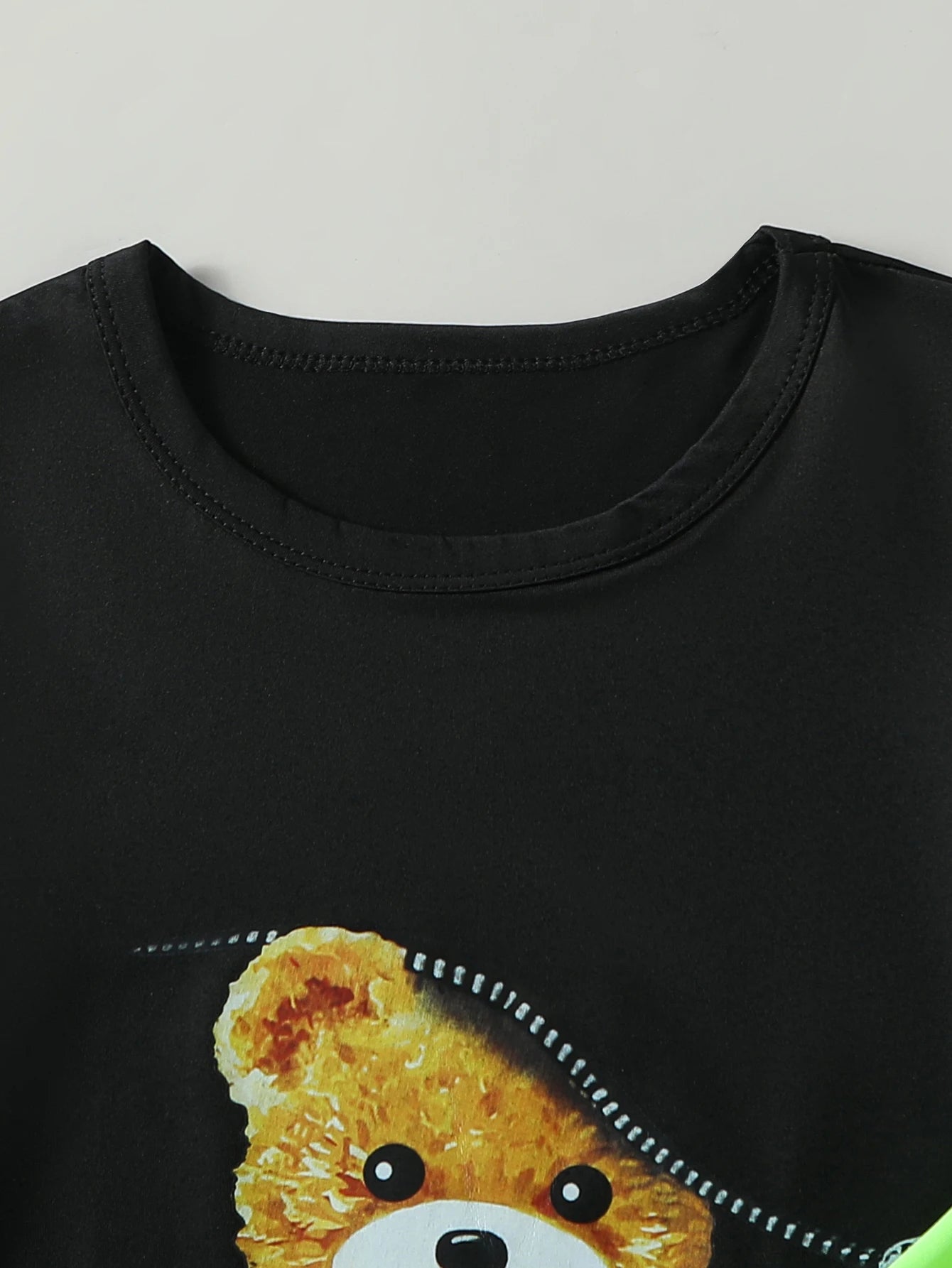 Schattige kinder 2/4-delige set met cartoonprint