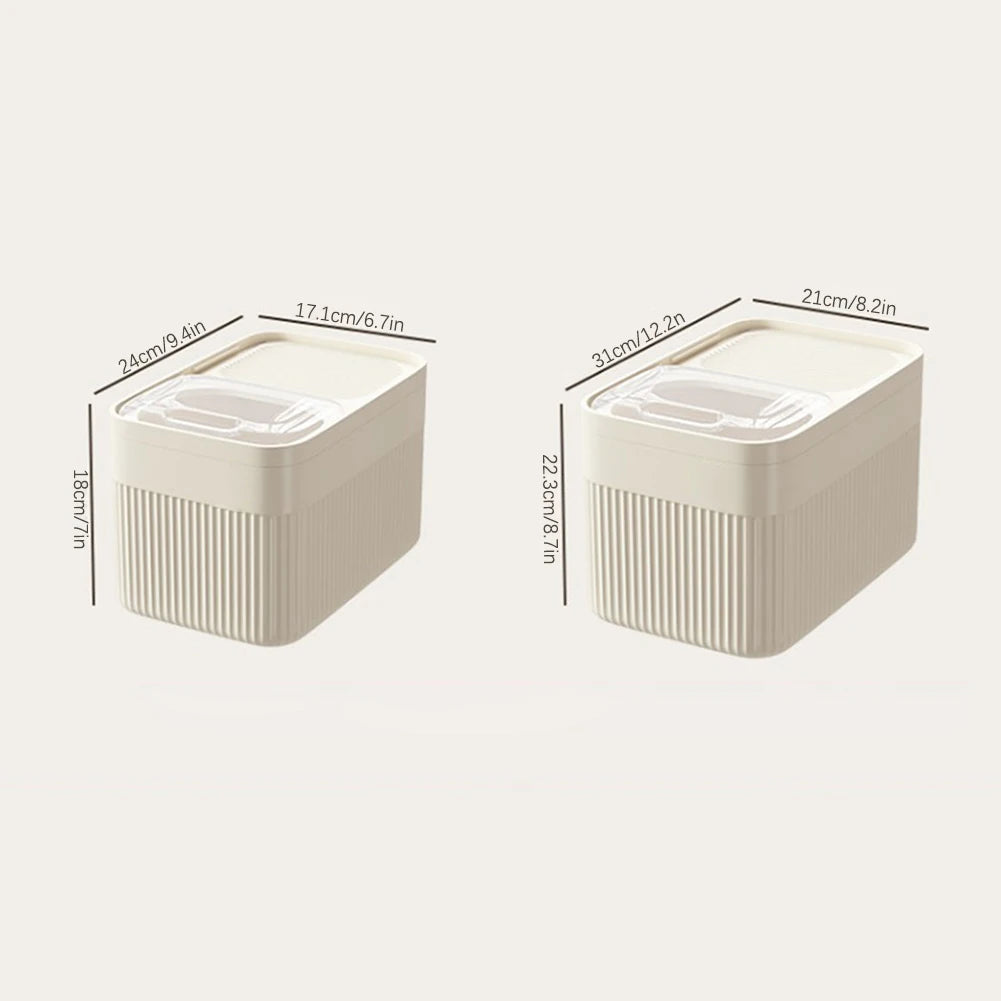 Transparante voeropslagcontainer