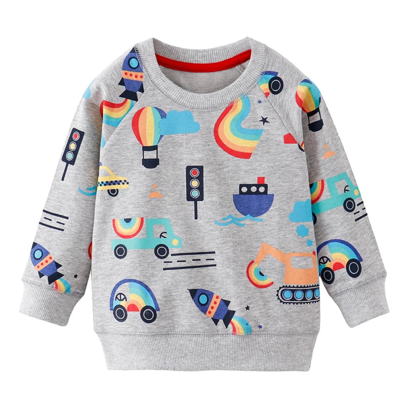 Kindersweater met vrolijke print - afbeelding 8