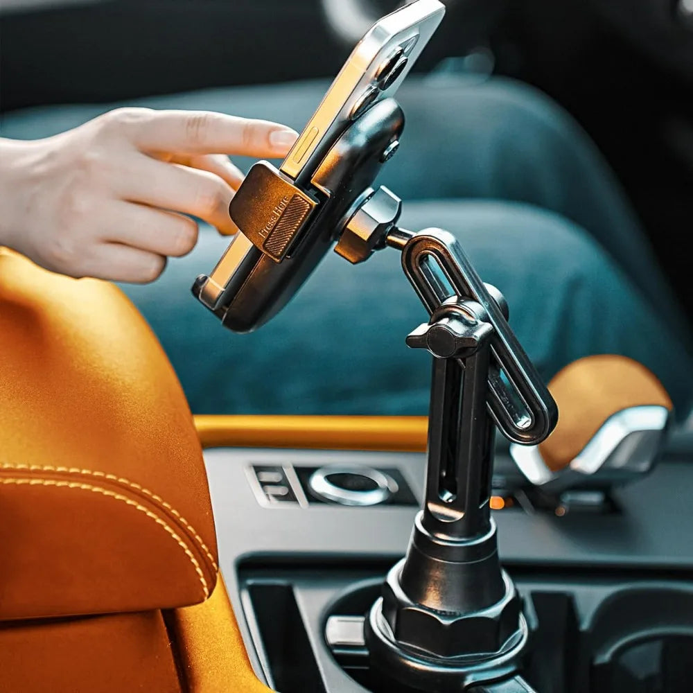 Telefoonhouder voor bekerhouder in de auto