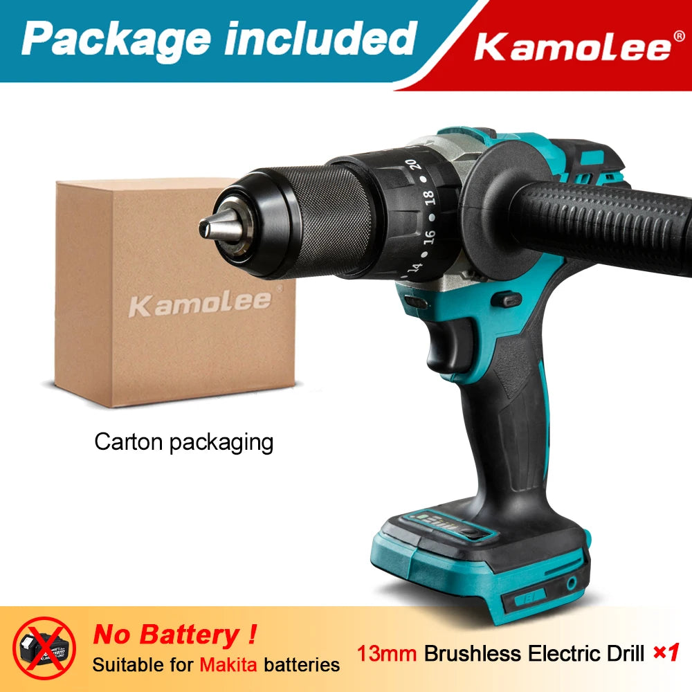 Kamolee Accuboormachine 13mm Brushless