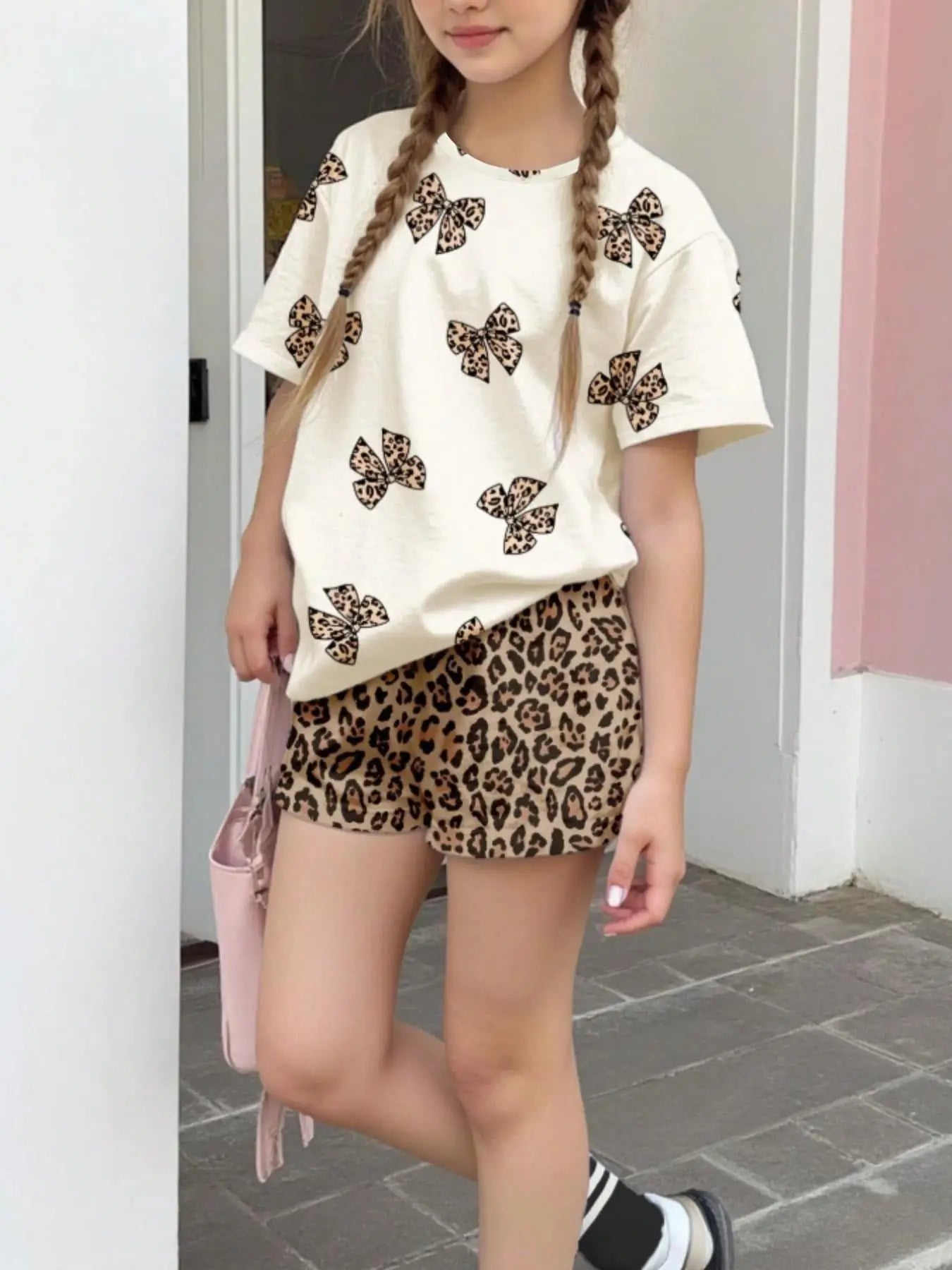2-delige cheetah print zomerset