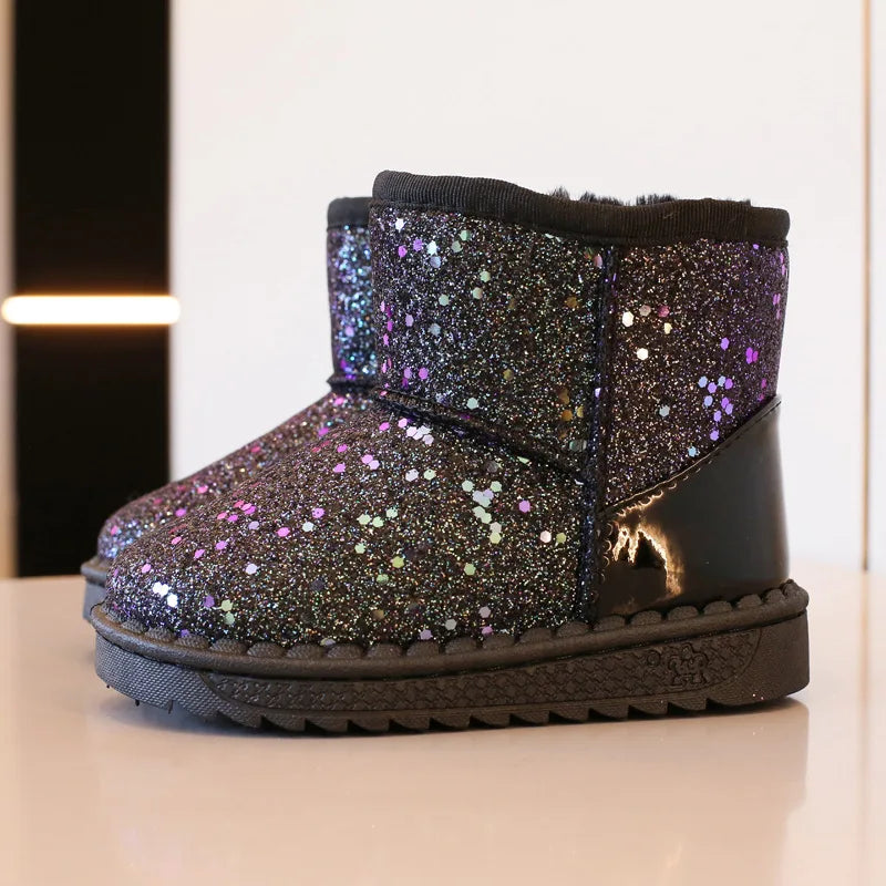 Glitter snowboots voor meisjes - afbeelding 9