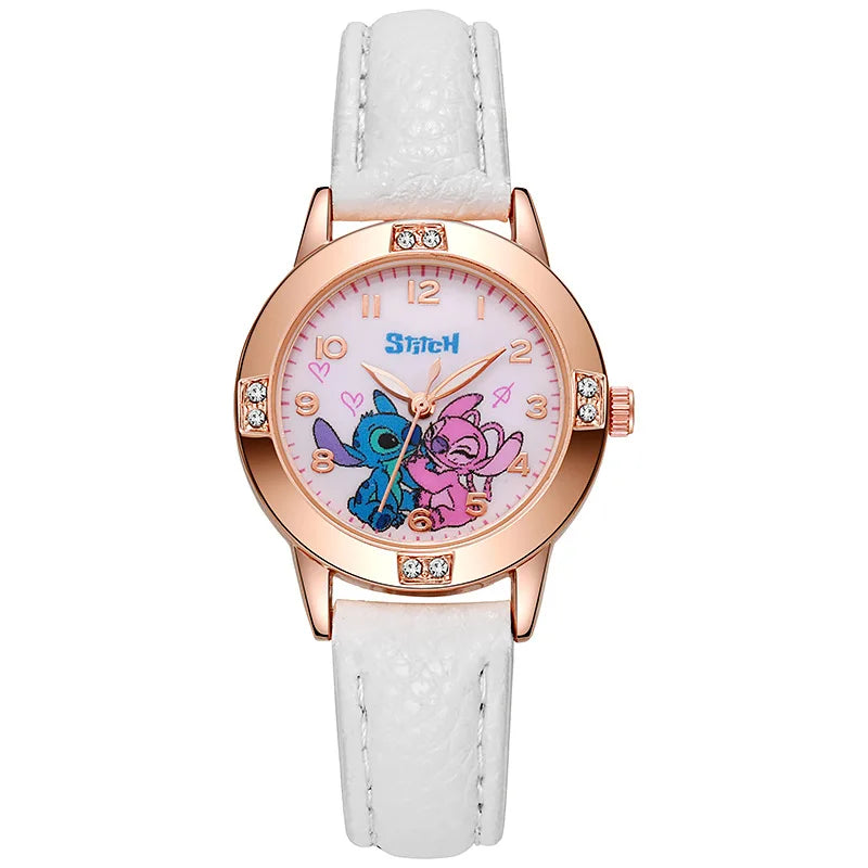 Schattige Stitch kinderhorloge