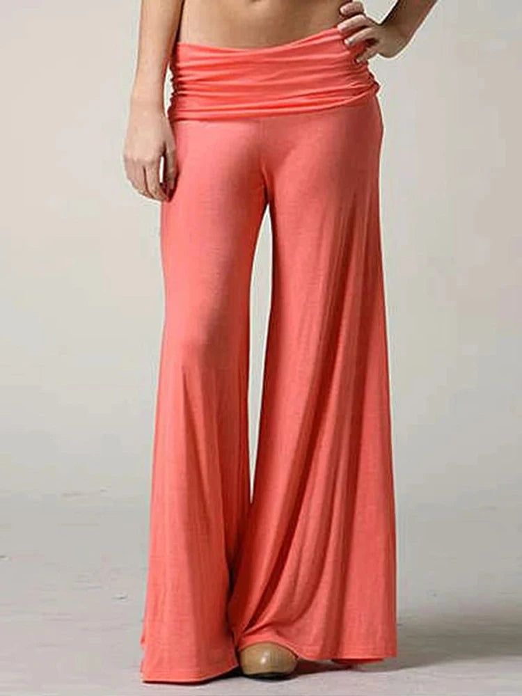 Coral wide leg damesbroek