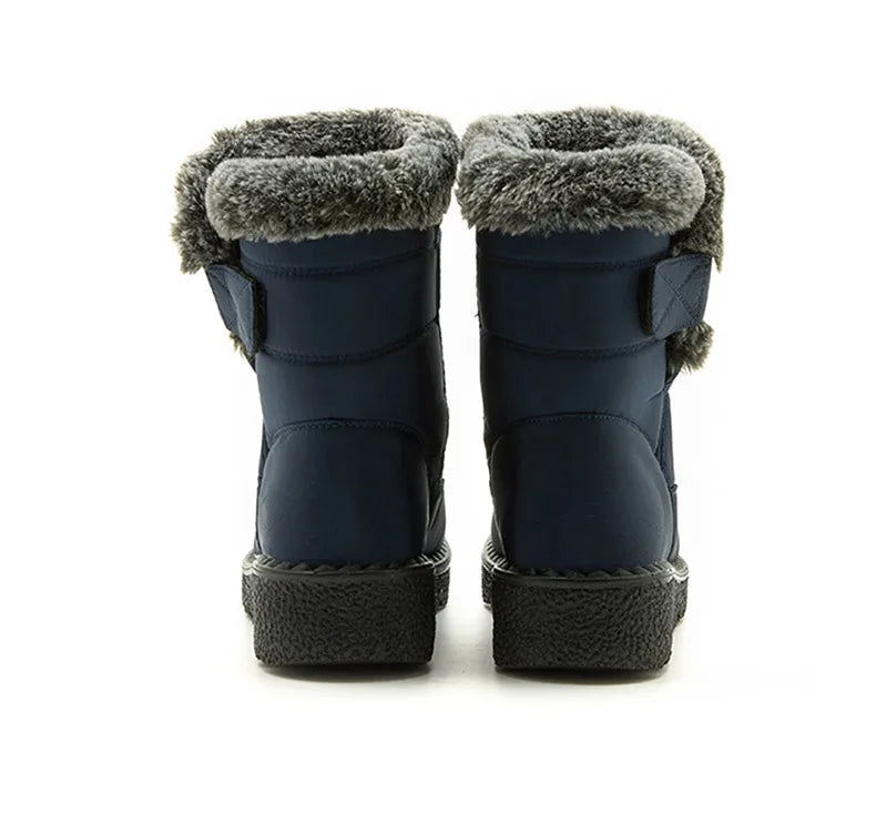 Gevoerde snowboots met klittenband - afbeelding 12