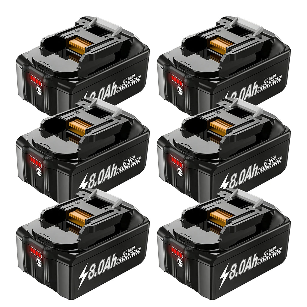 Vervangende Accu 8000mAh voor Makita 18V (met lader)