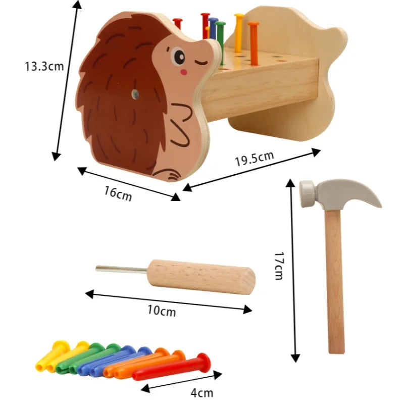 Montessori houten kleurensorteerpuzzel