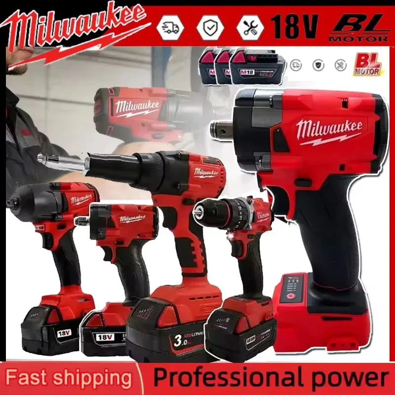 Milwaukee Slagmoersleutel 1/2" 18V Brushless