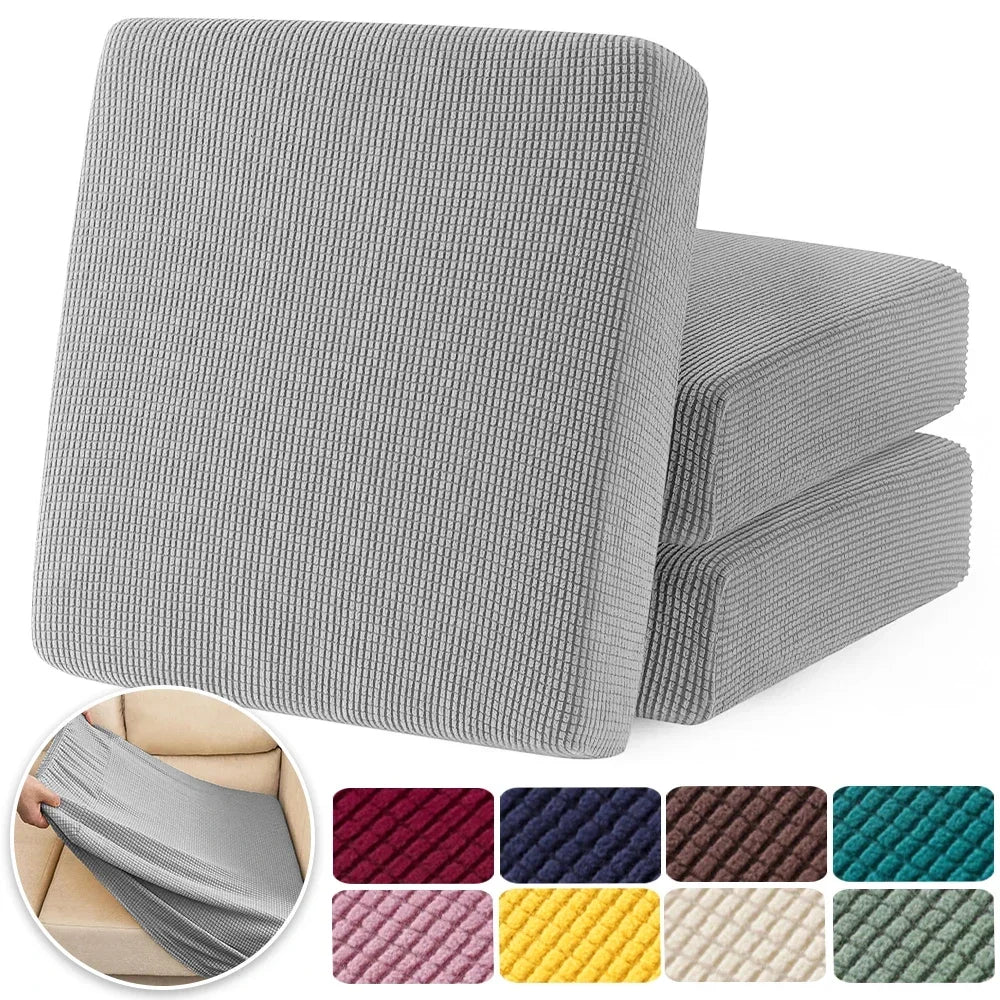 Elastische bankhoes, jacquard fleece