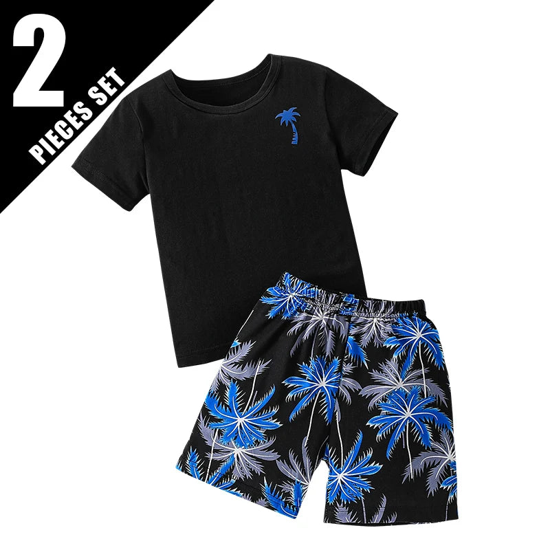 Zomerse 2/4-delige vrijetijds- en sportset