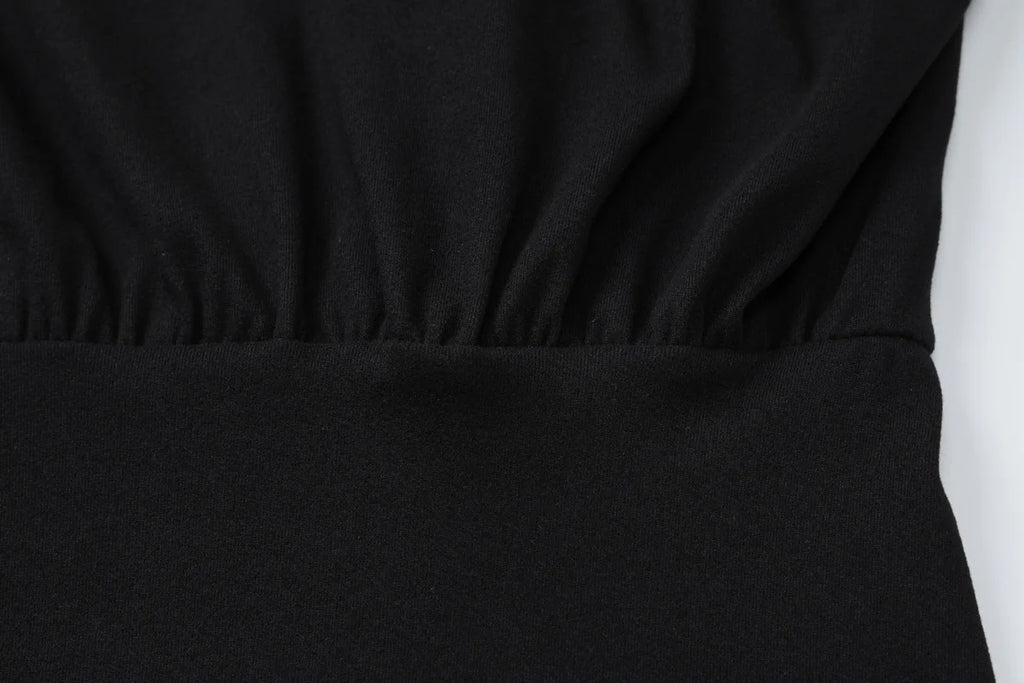 Off-shoulder jurk met vleermuismouwen - afbeelding 26