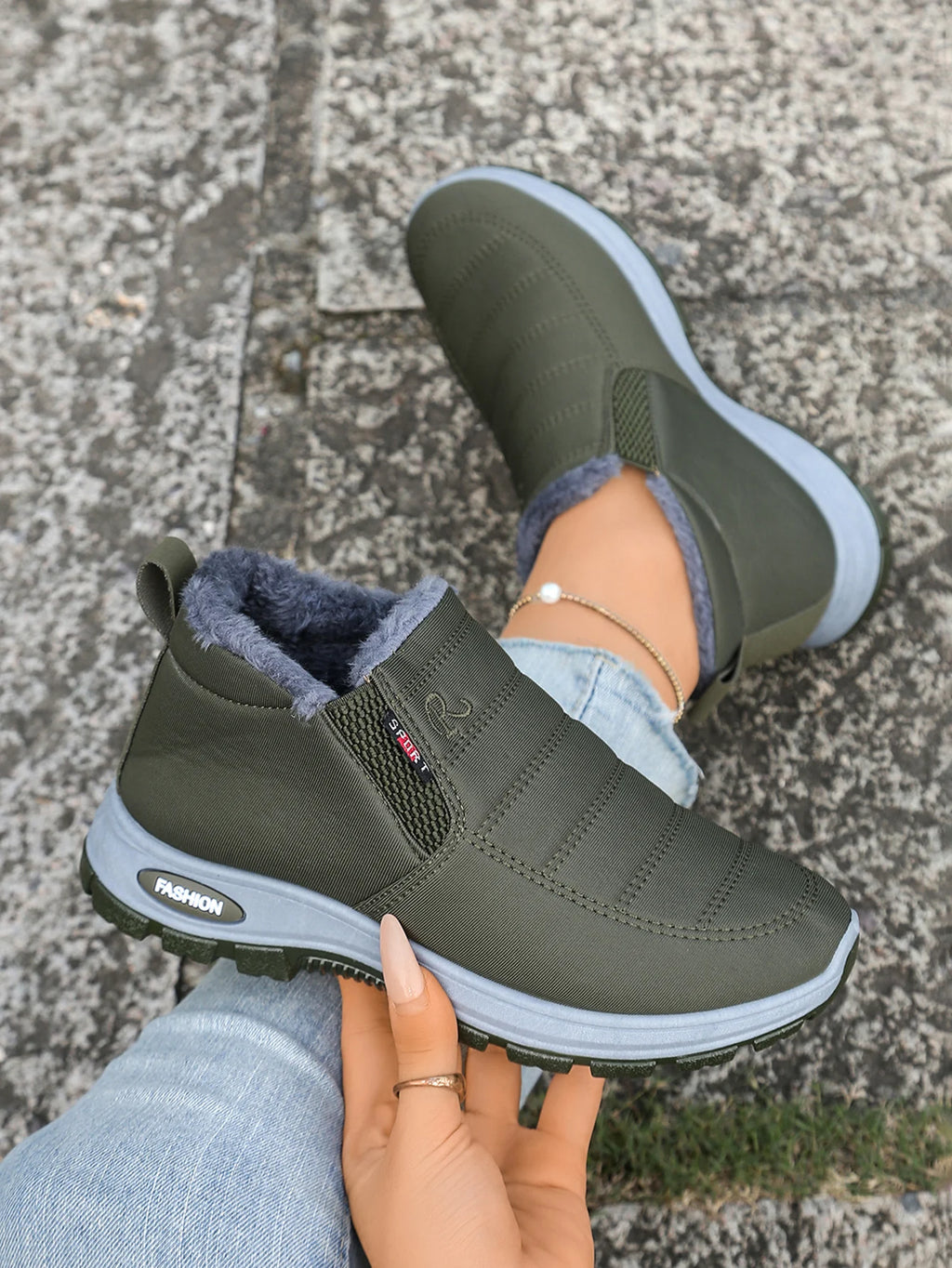Unisex winterboots met fleece - afbeelding 35