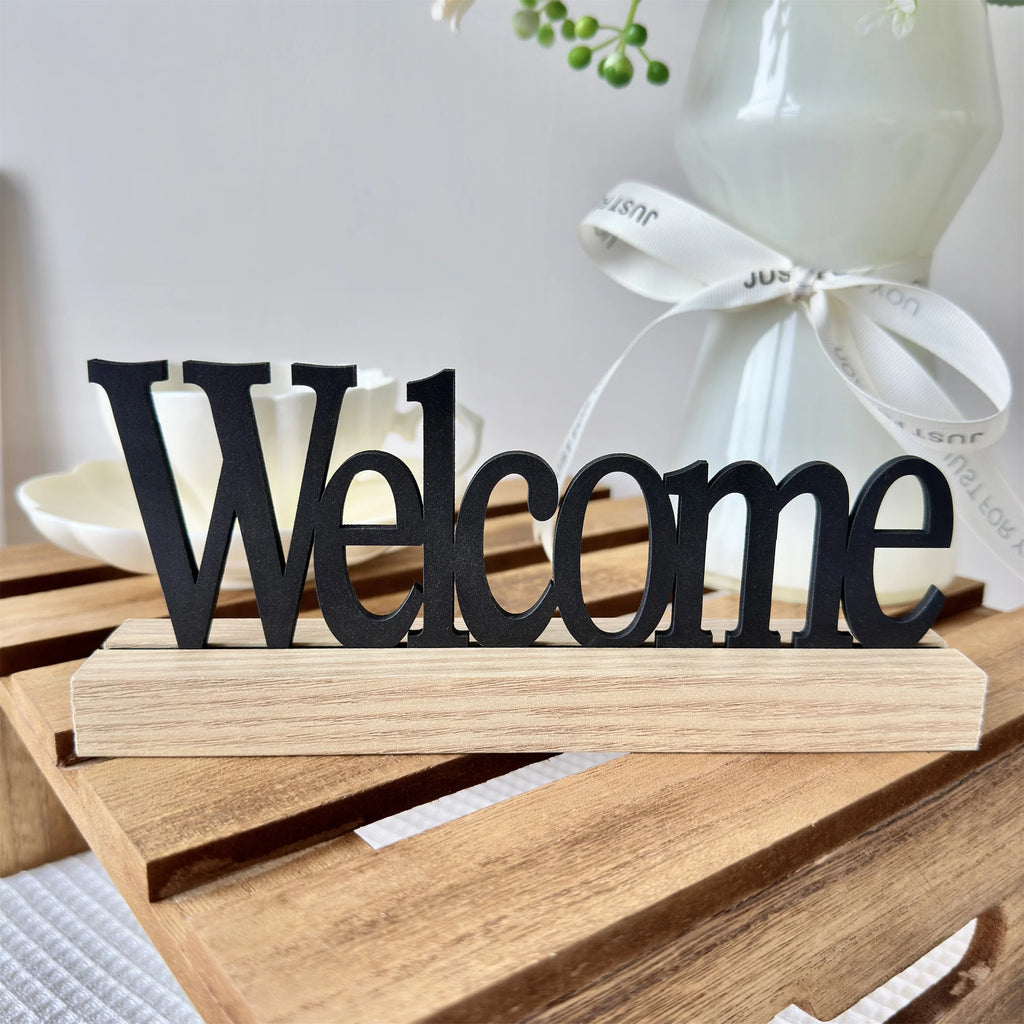 Houten inspiratiedecoratie