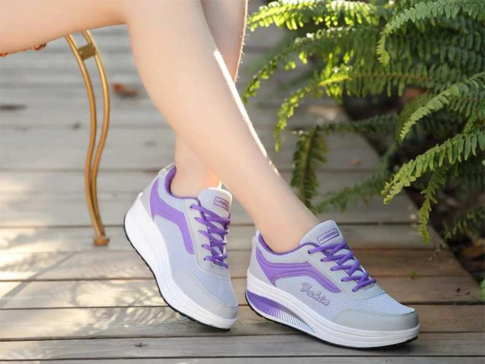 Damessneakers met plateauzool - afbeelding 12