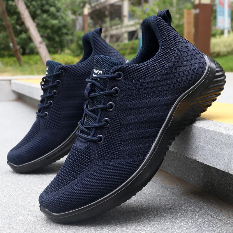 Ademende gebreide herensneakers - afbeelding 12