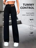 Elegante broek met rechte pijpen