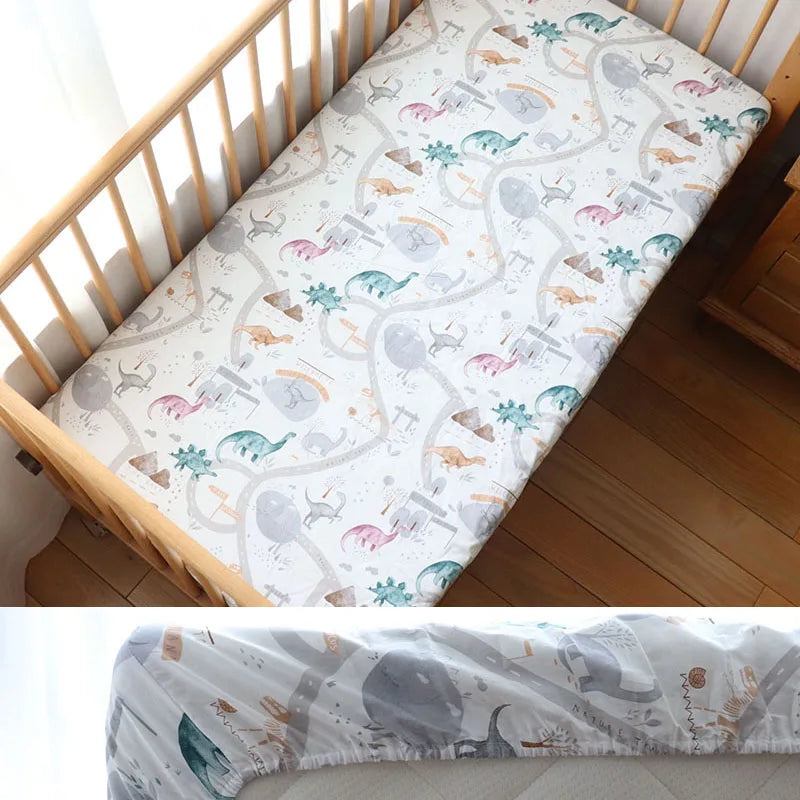 100% katoenen baby hoeslaken van 130x70cm