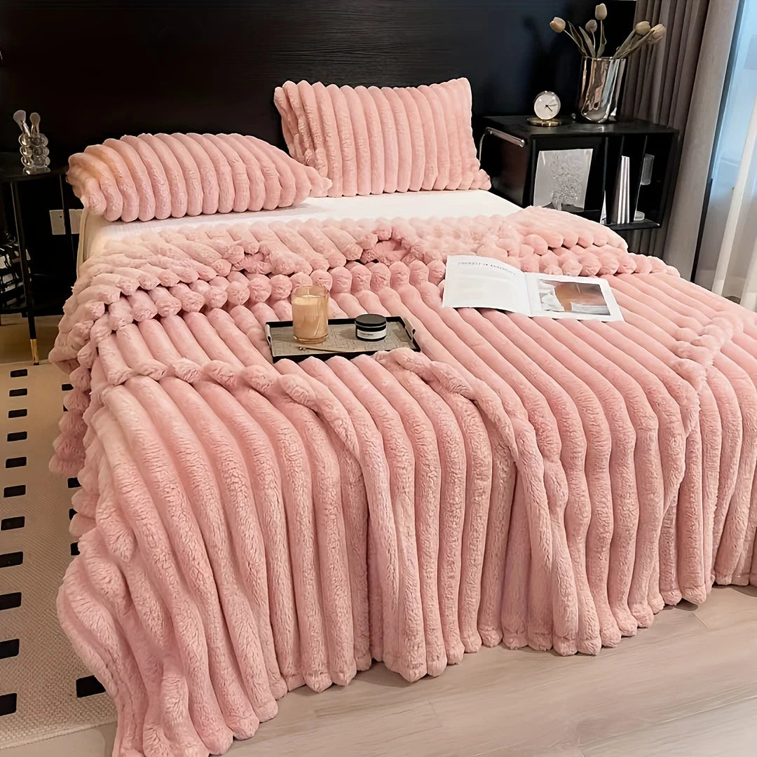 Luxe flanellen multifunctionele deken