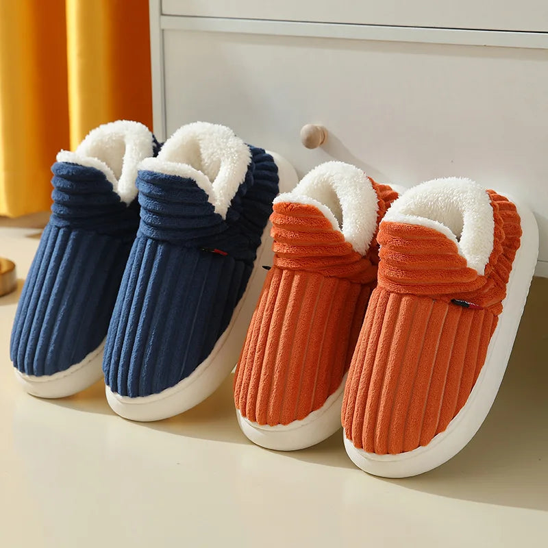Warme gevoerde pantoffels - afbeelding 2