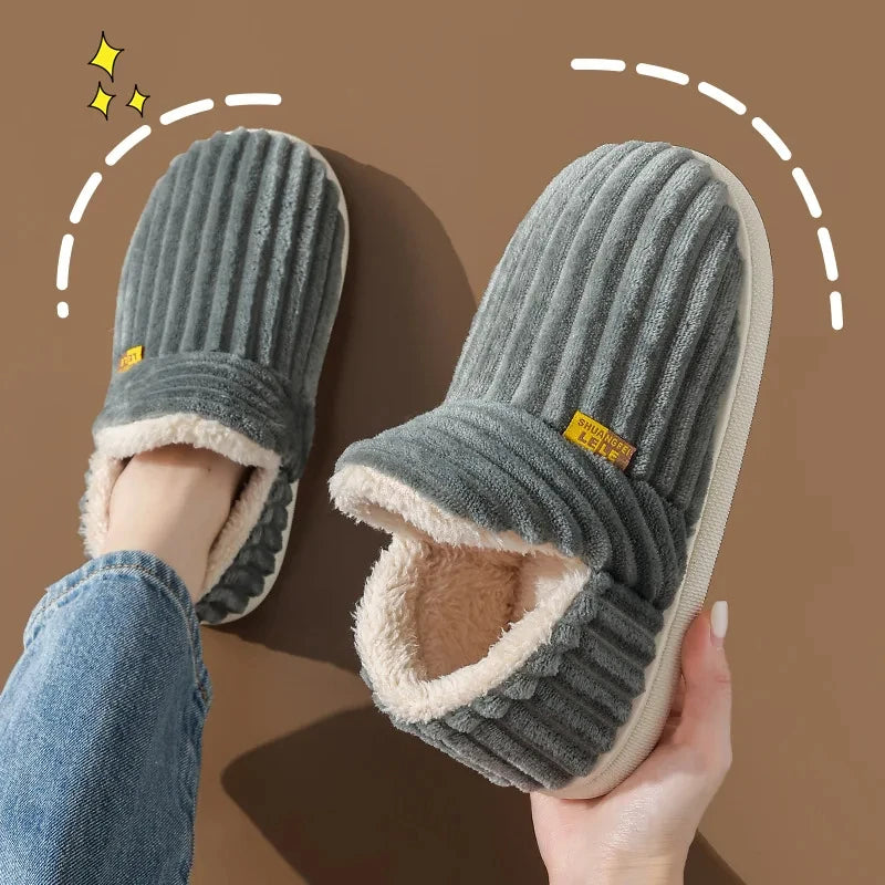 Warme gevoerde pantoffels - afbeelding 22