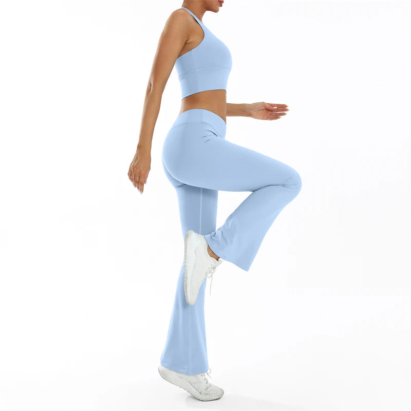 Yogaset met flared legging - afbeelding 17