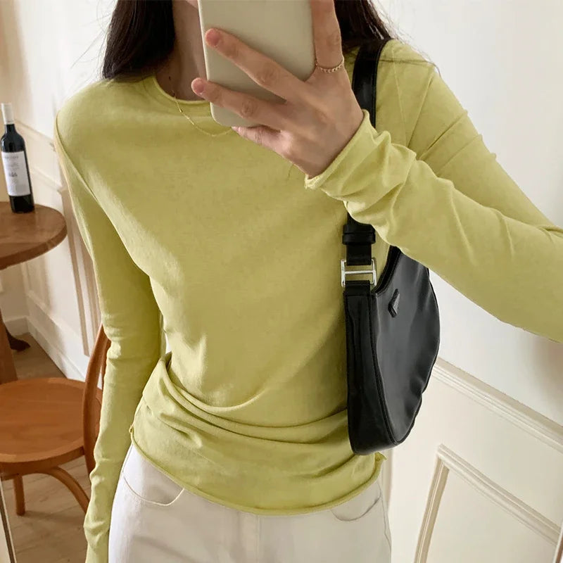 Basic shirt met lange mouwen - afbeelding 39