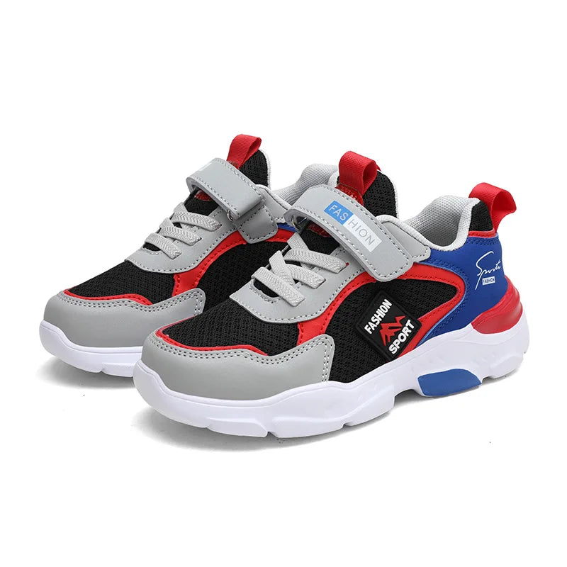 Sportieve kindersneakers met klittenband - afbeelding 8
