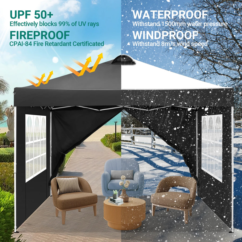 10x10 Pop Up Canopy Tent met zijwanden