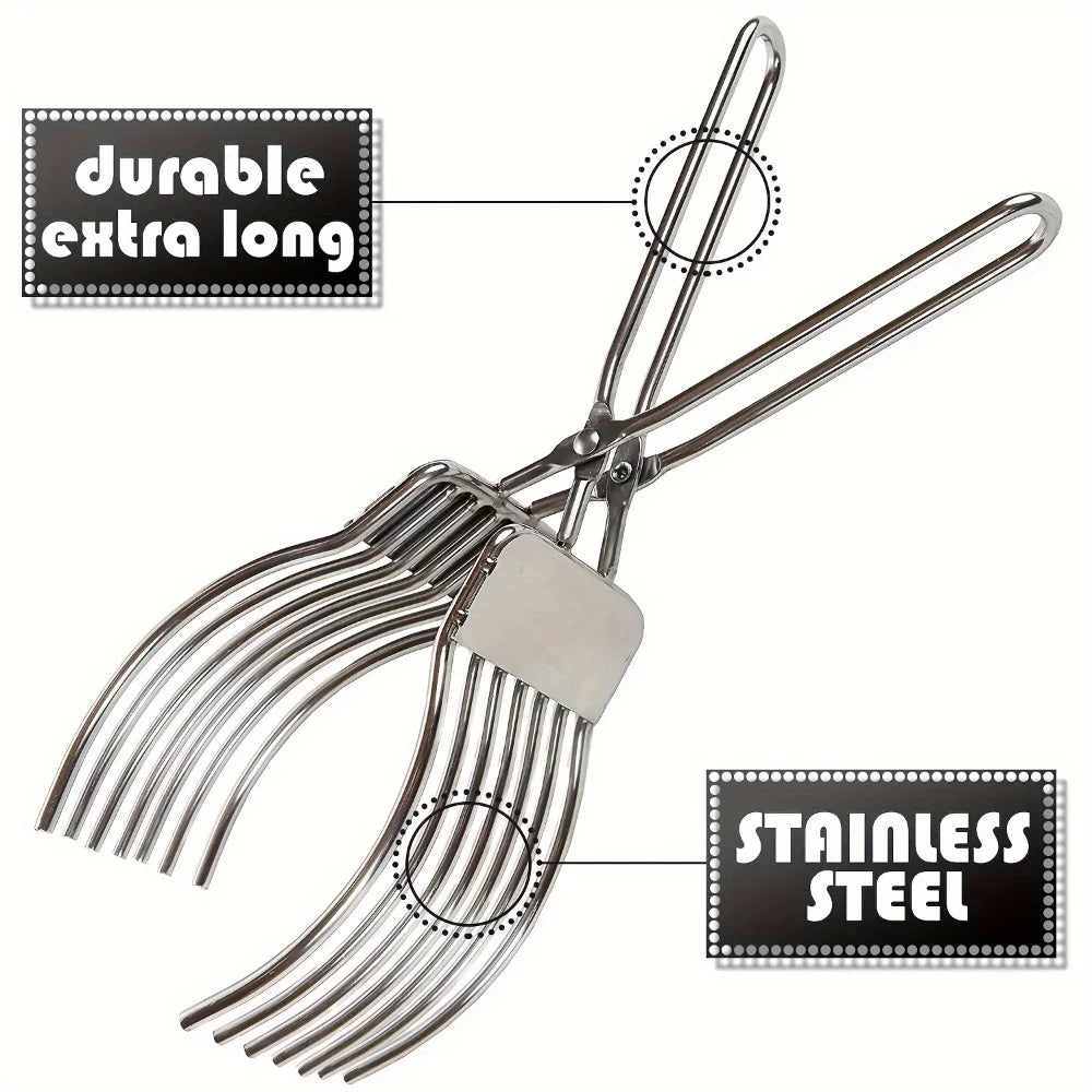 Multifunctionele roestvrijstalen BBQ snij- en grilltang