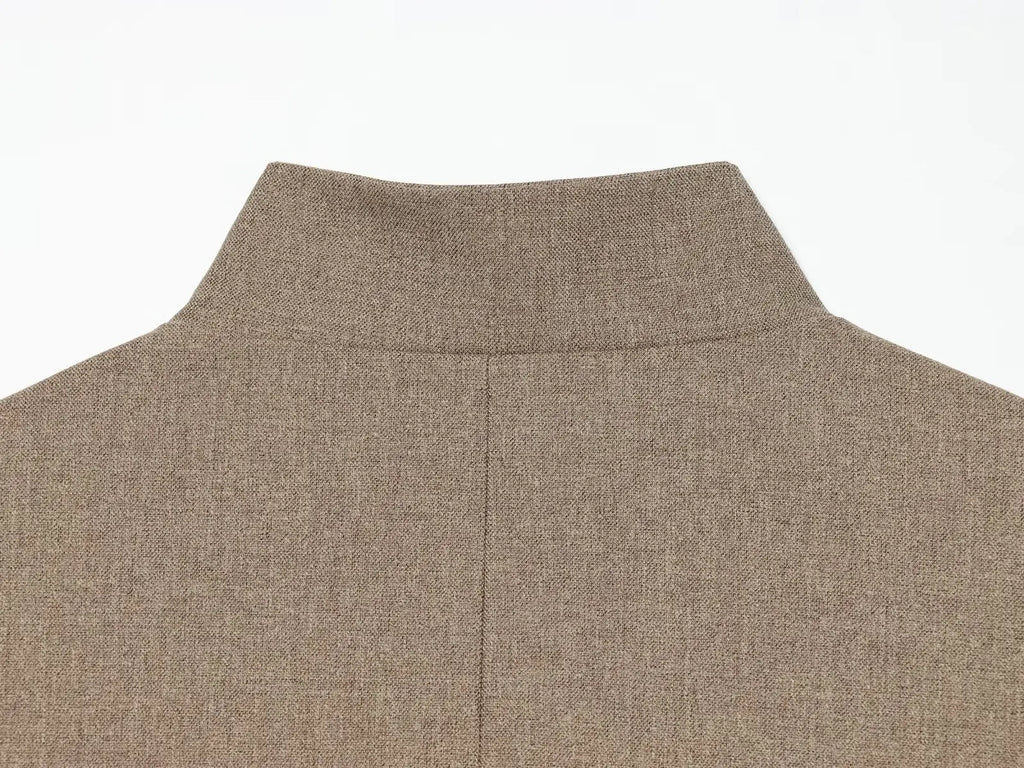 Blazer met opstaande kraag - afbeelding 12