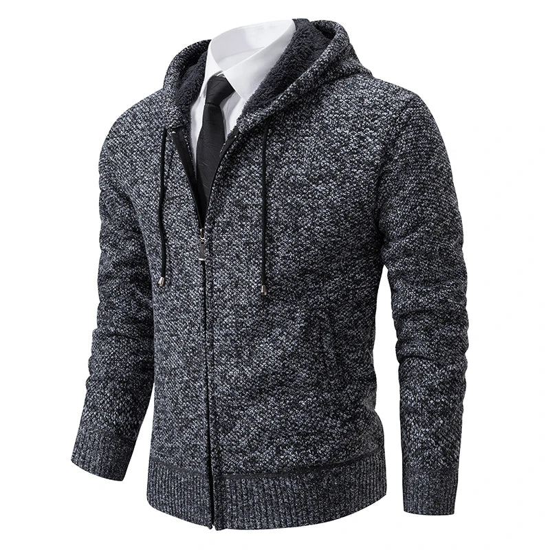 Gebreid herenvest met fleece - afbeelding 25