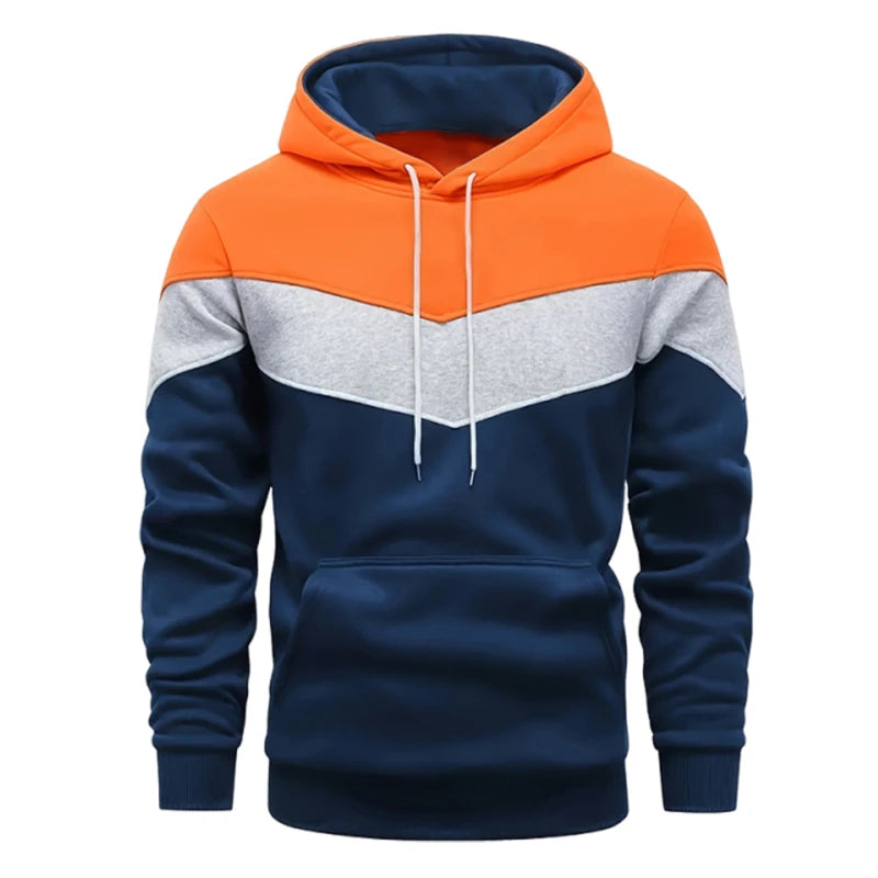 Driekleurig joggingpak met hoodie - afbeelding 12