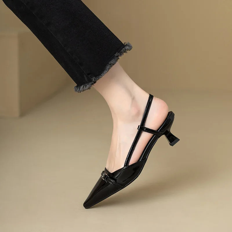 Lakleren slingback pumps - afbeelding 17