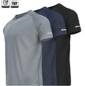Heren quick-dry sportshirt met reflecterende details