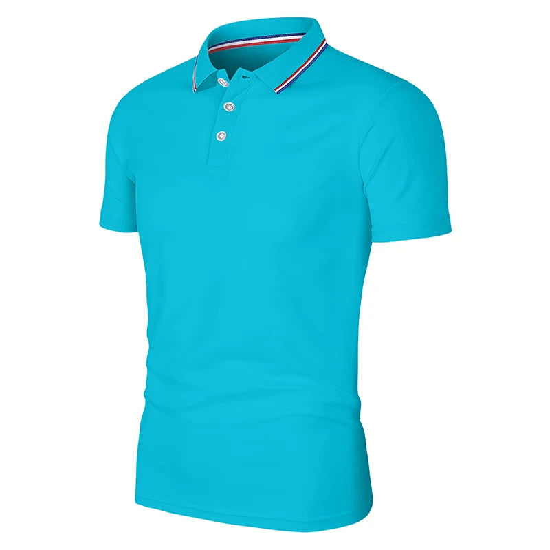 Herenpoloshirt met streepkraag - afbeelding 42