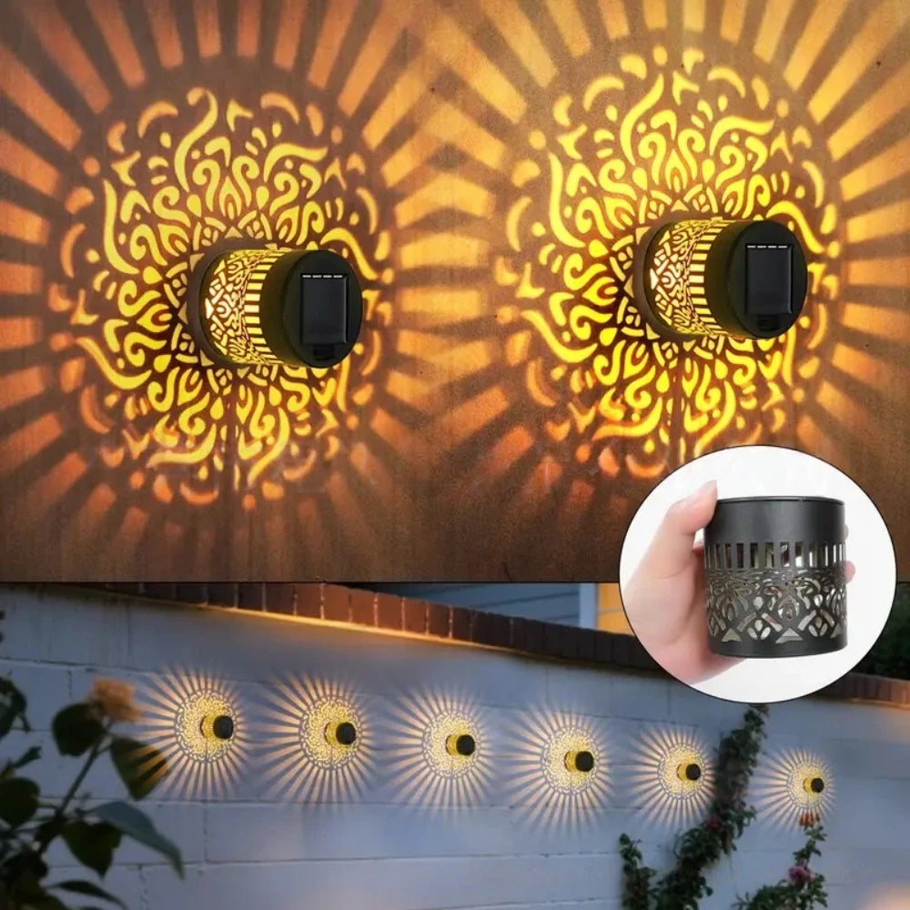 Decoratieve solar Mandala buitenlampen