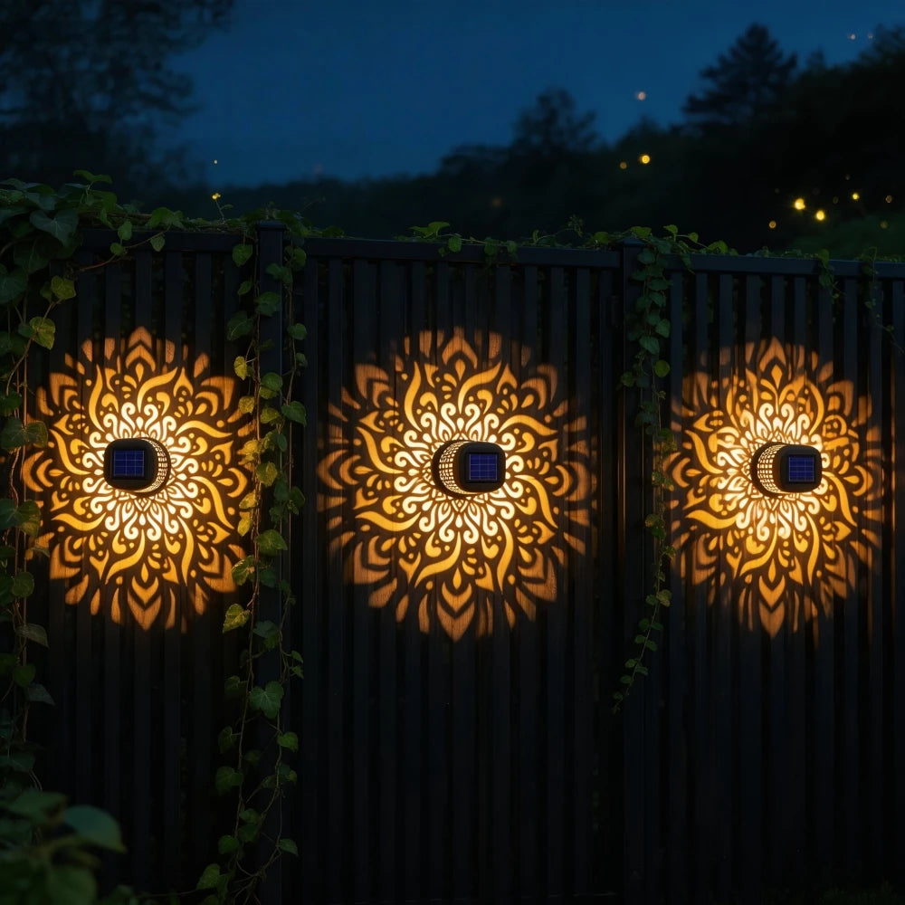 Decoratieve solar Mandala buitenlampen