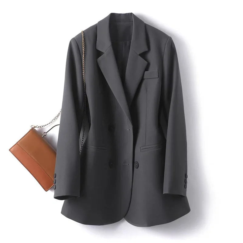 Dubbelrijige Blazer met Omslagkraag - afbeelding 3