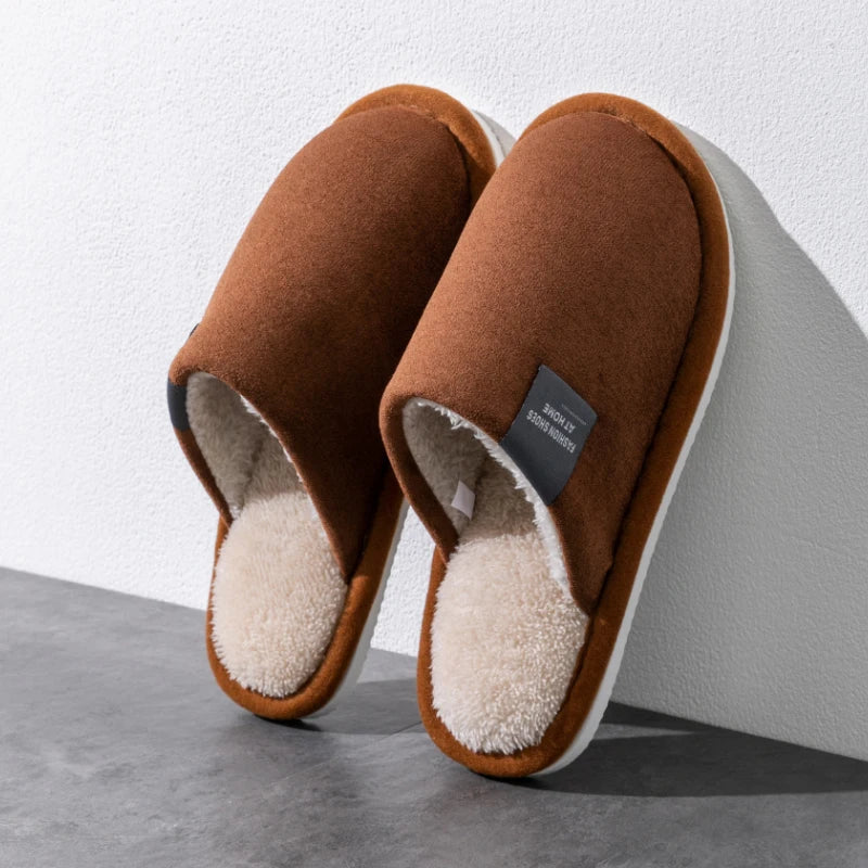Pluche pantoffels van suèdelook - afbeelding 10